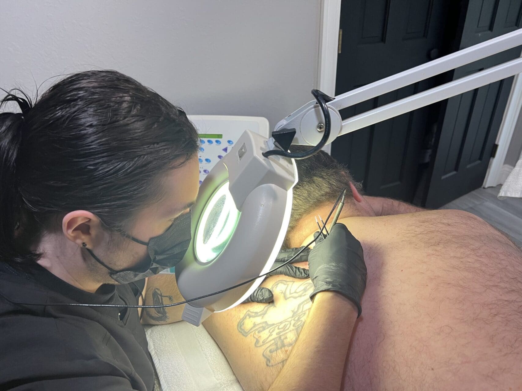 Electrolysis treatment